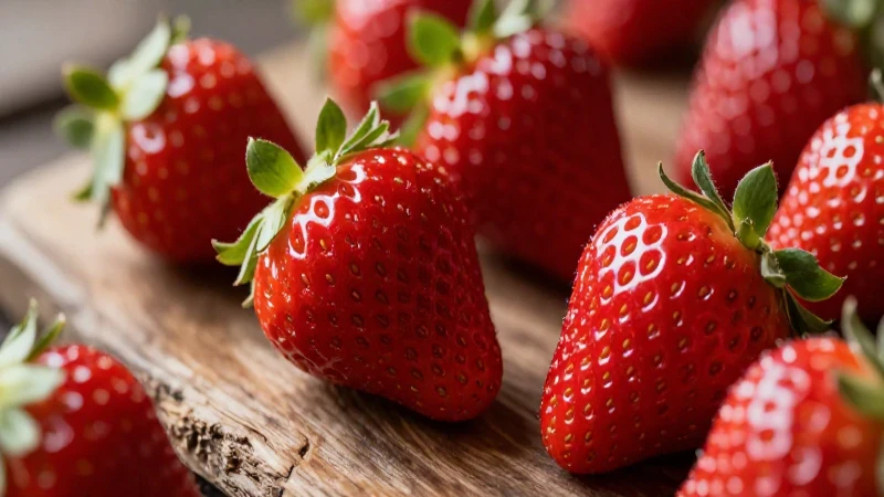 Fresa: Definición, propiedades y usos del fruto rojo 6 Fresas rojas detalladas en estética educativa moderna