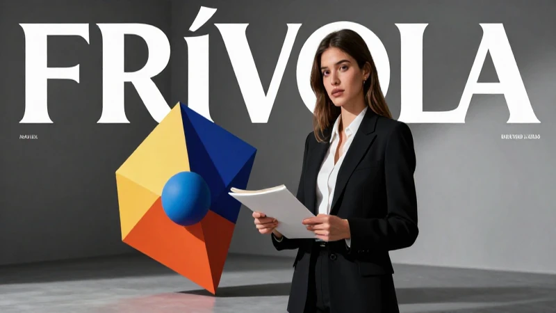 La frivolidad y su concepto cultural