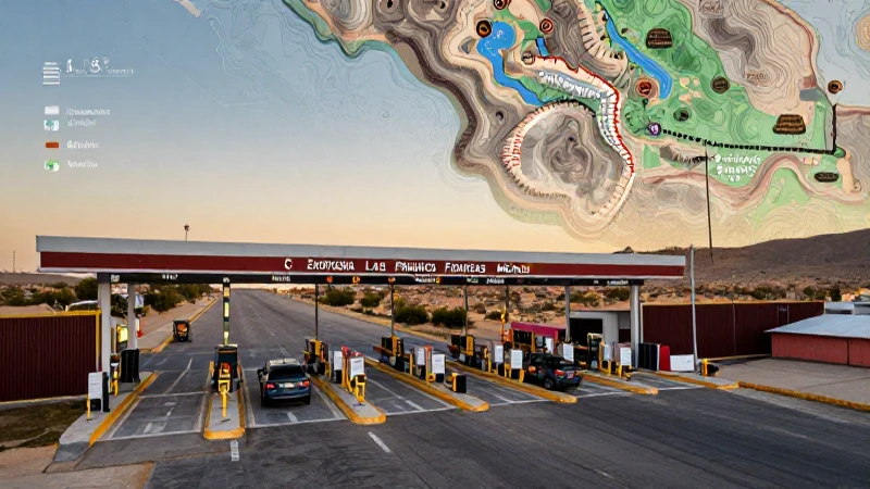 Explora las Fronteras de México: Guía completa con mapas y datos intrigantes 3 Guía visual de cruces fronterizos mexicanos