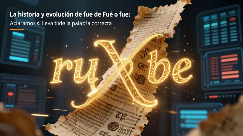 Fué o fue: Aclaramos si lleva tilde la palabra correcta 3 Arte visual educativo sobre la tilde en fue