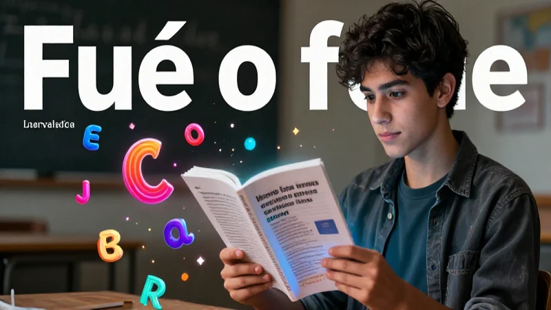 Fué o fue: Aclaramos si lleva tilde la palabra correcta 7 Recursos visuales modernos para aprender español