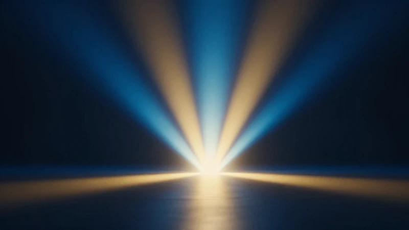 El mejor estilo y eficiencia en iluminación: ¡Conoce la fuente de luz perfecta! 5 Fondo cinemático moderno azul y dorado