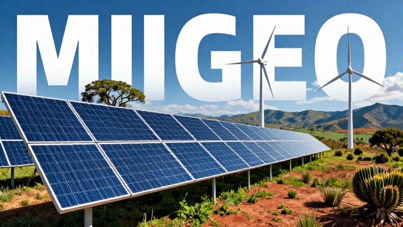 Fuentes de energía: Explorando las energías sostenibles 3 Energía renovable mexicana en estilo vibrante y moderno