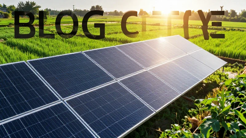 Fuentes de energía: Explorando las energías sostenibles 5 Paneles solares en campo verde y soleado
