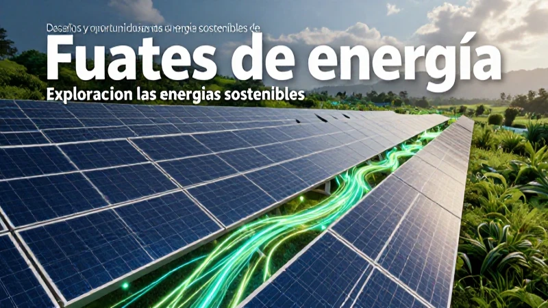 Fuentes de energía: Explorando las energías sostenibles 9 Desafíos y oportunidades de energías sostenibles