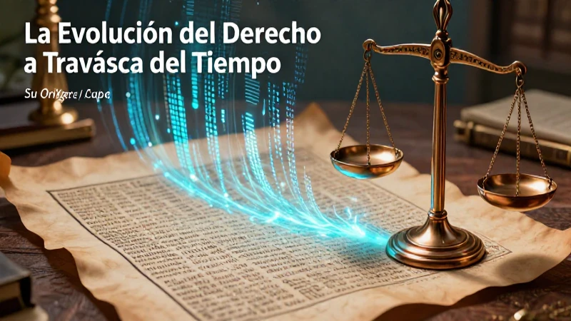 El derecho evolucionó de fuentes antiguas a códigos digitales