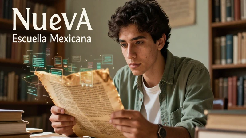 Erudito estudia datos en manuscrito antiguo