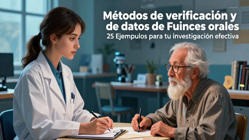Fuentes orales: 25 Ejemplos para tu investigación efectiva 12 Ilustración vibrante de un joven entrevistando a un anciano sabio para investigación