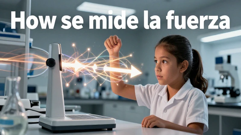 Qué es la fuerza y cuáles son sus tipos y ejemplos 8 Estudiante mexicano estudia la fuerza en un laboratorio moderno