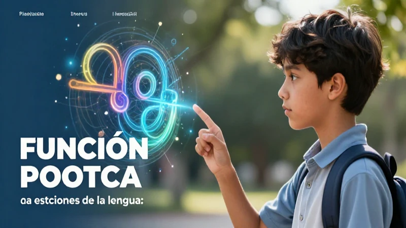 Funciones de la lengua: Descubre sus funciones y ejemplos 6 Ilustración educativa sobre función poética