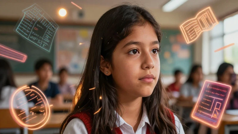 Funciones de la lengua: Descubre sus funciones y ejemplos 9 Joven estudiante mexicano, aprendizaje dinámico y vibrante