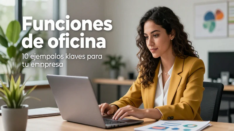 Las funciones de oficina son clave para la empresa