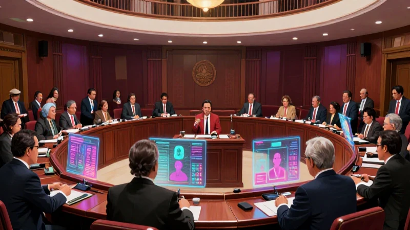 Políticos mexicanos debaten datos holográficos
