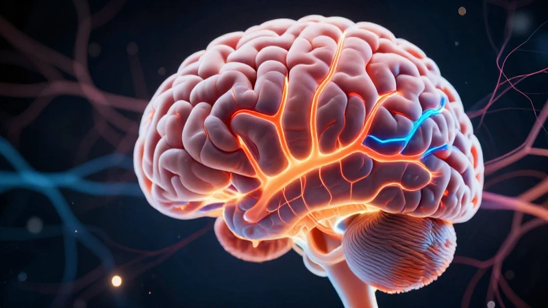 Cuáles son las funciones y partes del sistema nervioso 6 Cerebro humano estilizado con redes neuronales brillantes