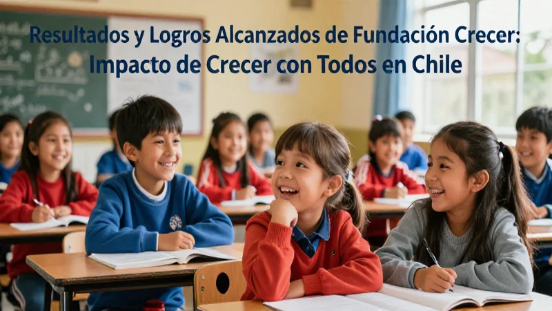Fundación Crecer: Impacto de Crecer con Todos en Chile 5 Fundación Crecer impacta a través de la educación en Chile