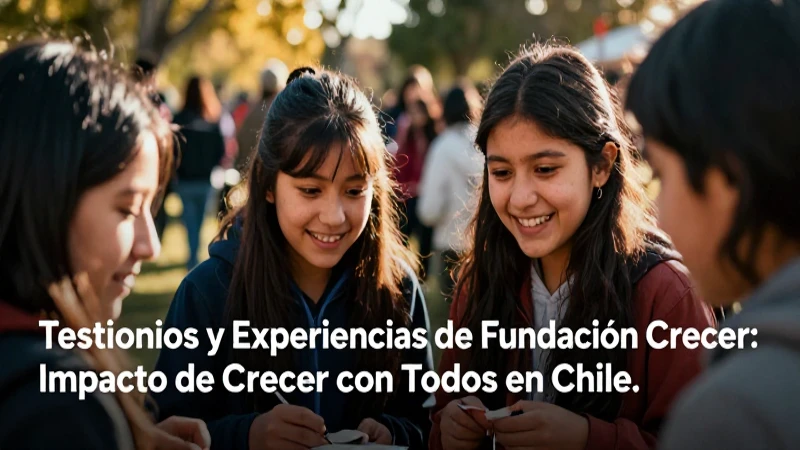 Fundación Crecer: Impacto de Crecer con Todos en Chile 6 Impacto de Crecer con Todos en Chile
