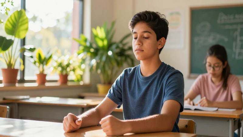 Estudiante mexicano se enfoca en clase moderna
