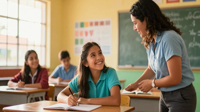 Alegría educativa mexicana bajo luz dorada