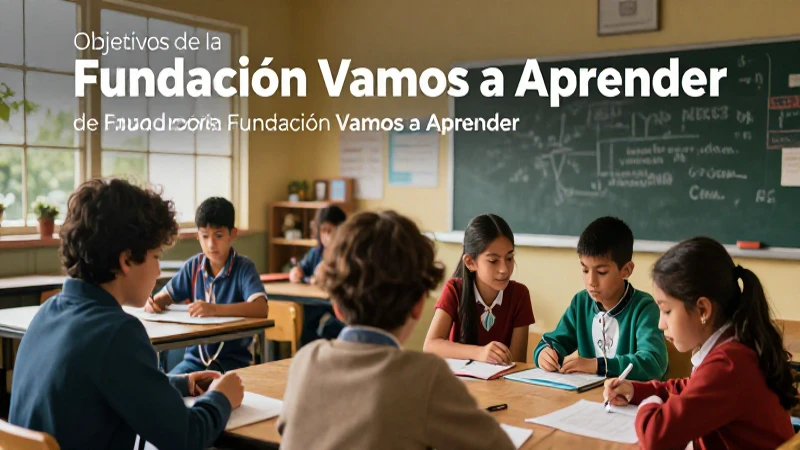 Objetivos y recursos clave de la fundación