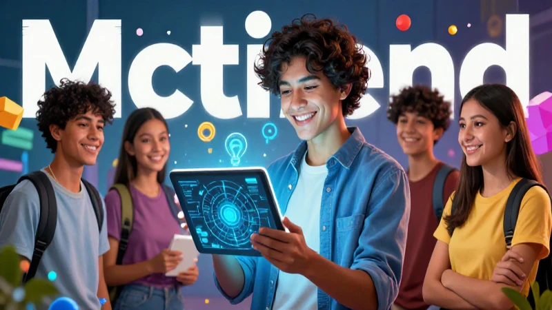 Estudiante mexicano aprende con tecnología digital