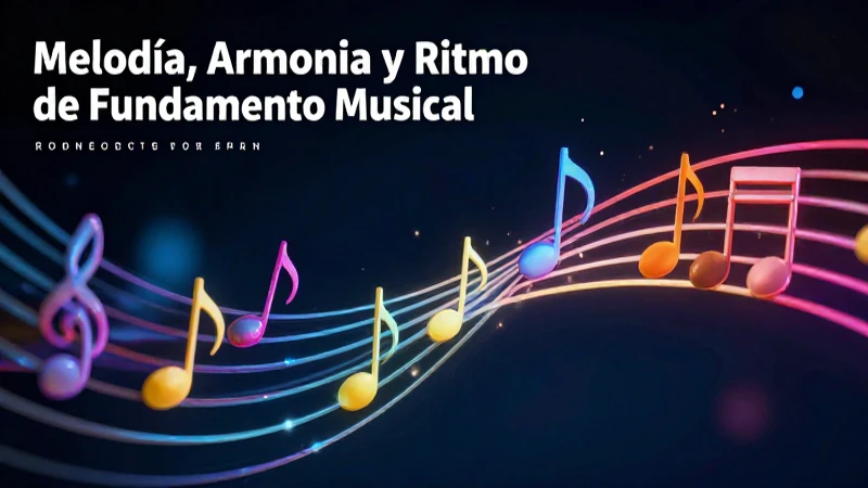 Música: melodía, armonía y ritmo en alta calidad