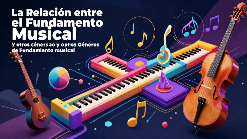 Fundamentos musicales y géneros ilustrados detalladamente