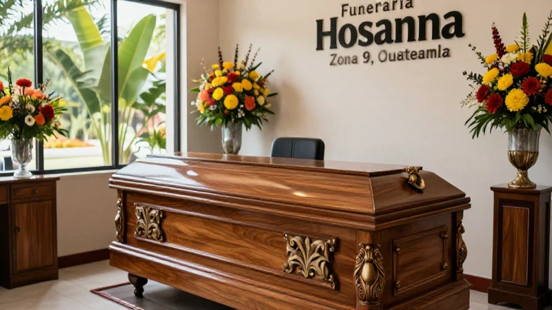 Funeraria Hosanna ofrece servicios funerarios de lujo