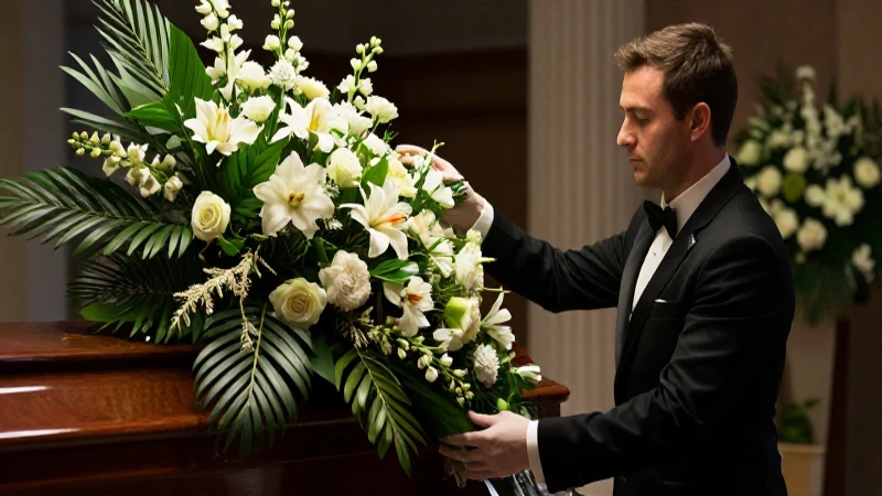Funerarias: Servicio funerario en Guatemala de calidad 3 Atención funeraria elegante con arreglo floral espectacular