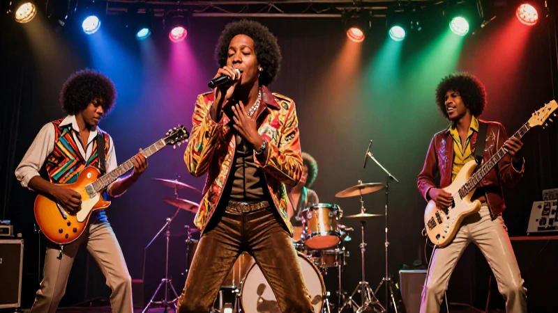 Funk setentero: auge musical vibrante y brillante