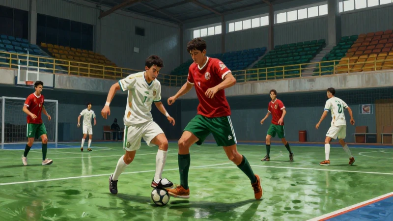 Conceptos, reglas y campo del futsal