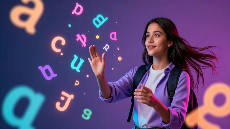 Futuro simple: Estructura y ejemplos en inglés fácilmente 4 Estudiante joven aprende gramática con estilo vibrante