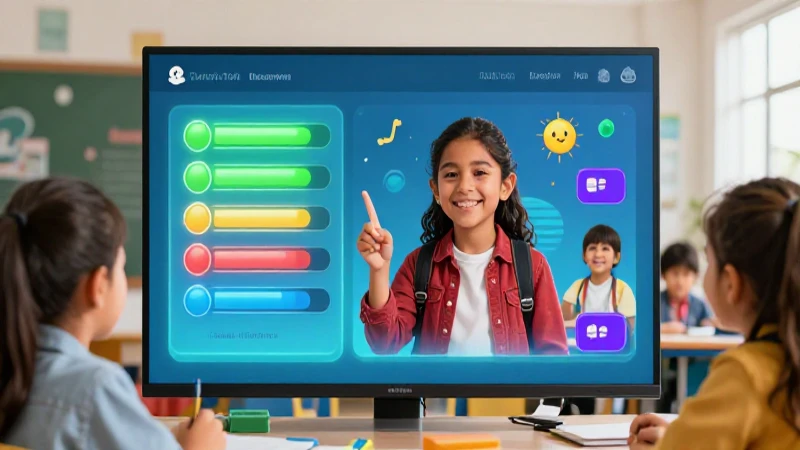 Cómo gamificar efectivamente las aulas educativas 4 Niño mexicano disfruta juego educativo digital vibrante