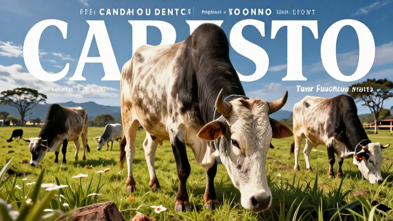 Majestuosas vacas en prado mexicano vibrante