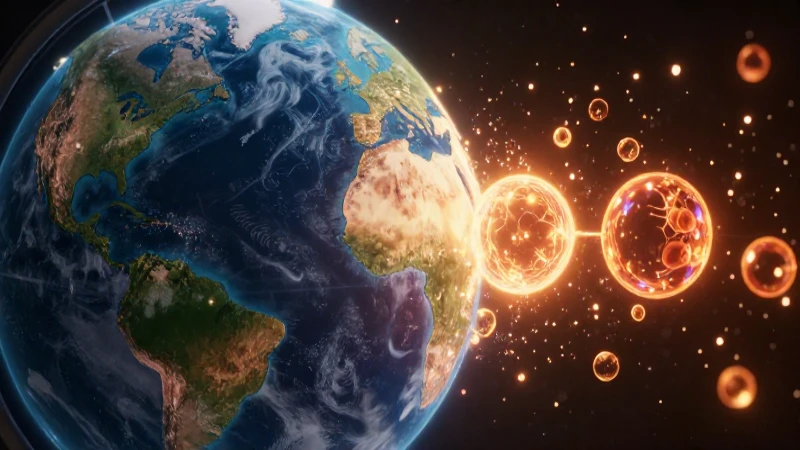 Conoce los secretos de los gases atmosféricos: composición y efectos 3 Globo terráqueo con atmósfera dinámica y detallada