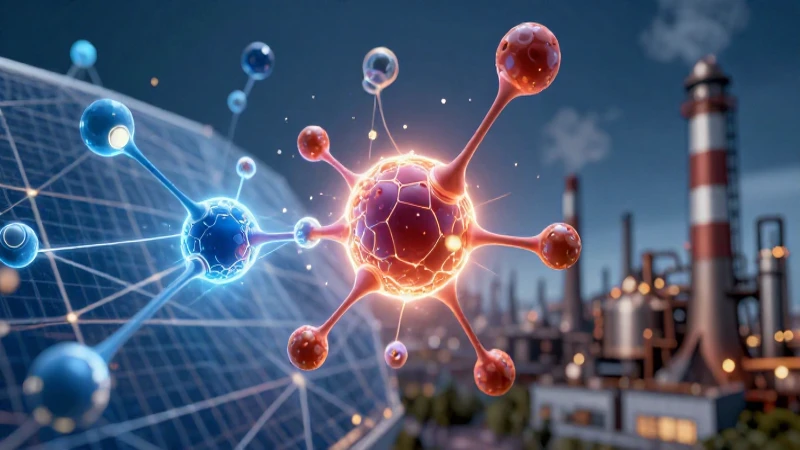 Contraste entre energía limpia e industria