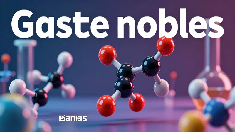 Visualización premium y detallada de gases nobles