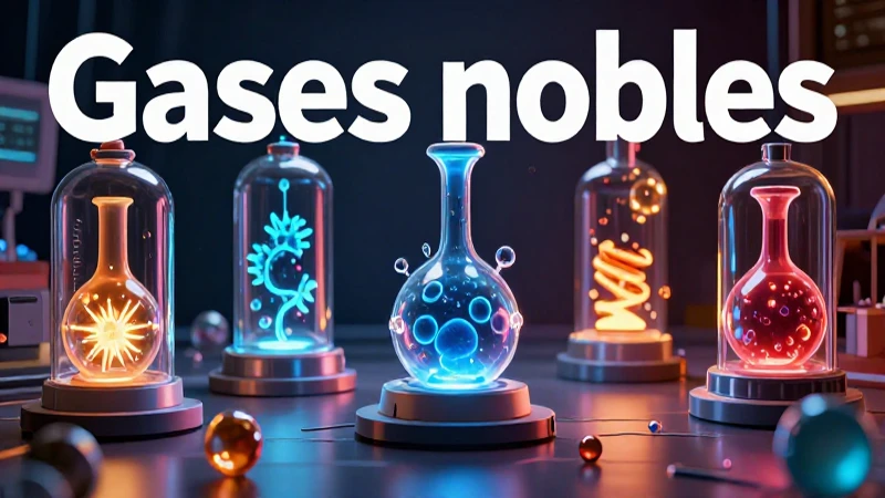 Explora gases nobles: concepto, usos y características