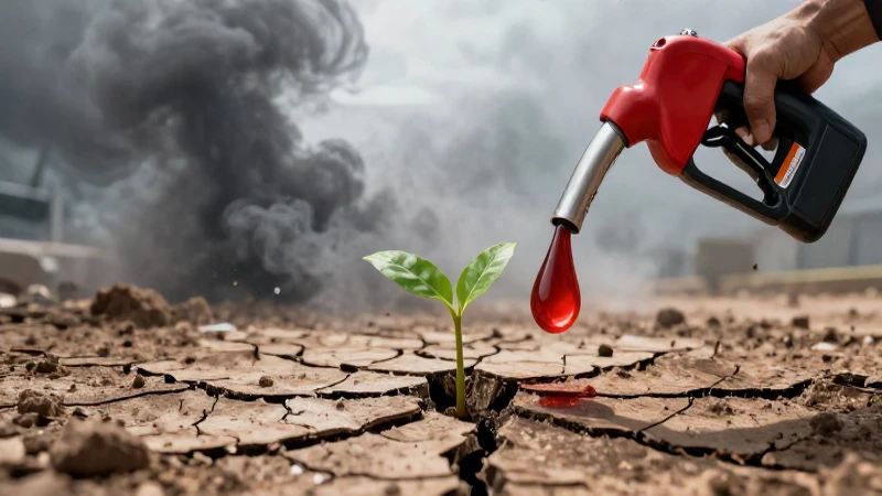 Gota de gasolina, planta resiliente contra la sequía
