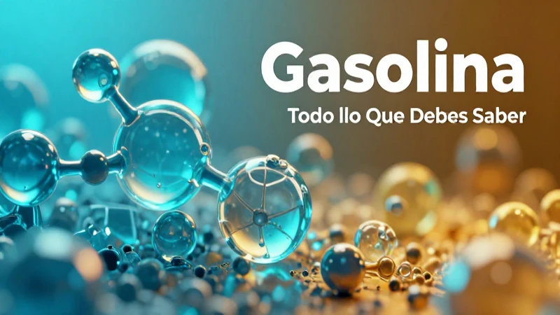 Química de la gasolina, conceptos clave y detalles esenciales