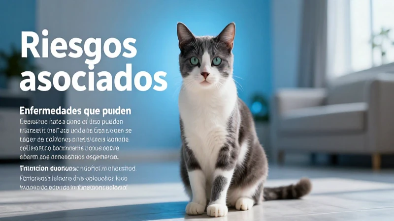 Gato: definición, características e información esencial 7 Gato en casa con advertencias de salud