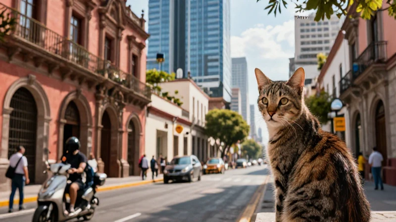 Gato: definición, características e información esencial 8 Gato en ciudad, estilo editorial académico