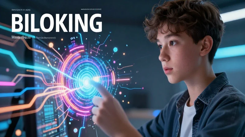 Ilustración vibrante de tecnología educativa y aprendizaje
