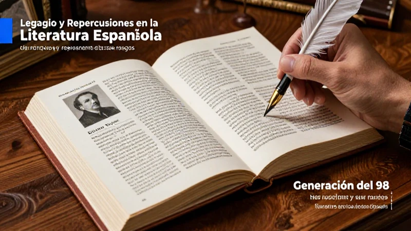 Legado y repercusiones del 98 literario