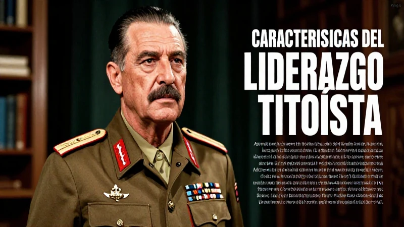 Liderazgo titoísta: perfil de General Tito