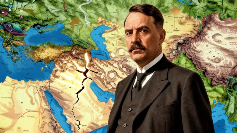 Retrato de Tito con ruptura geopolítica