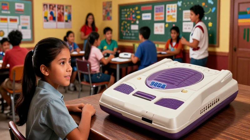 Estudiante mexicano aprende con Sega