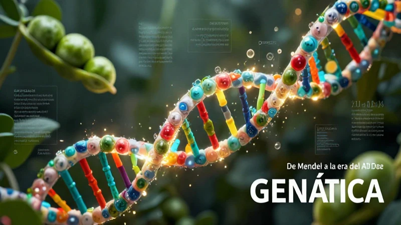 Historia de la genética, de Mendel al ADN