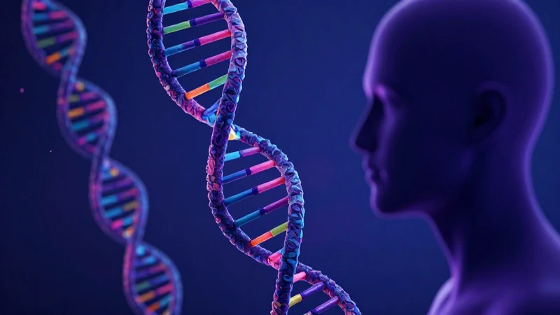Genotipos: Concepto, Importancia, Ejemplos y Genoma Humano 4 ADN vibrante e ilustración moderna con estética científica