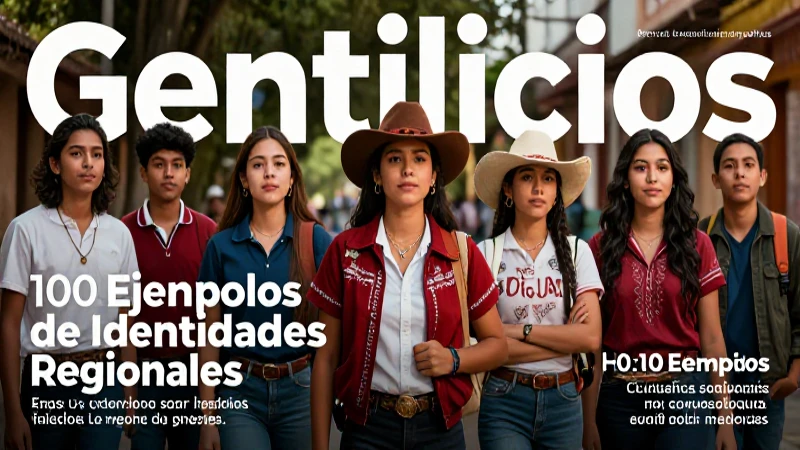 Aprende los 100 gentilicios de México