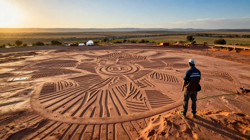Geoglifo: Definición, concepto y su Impresionante significado 4 Gran geoglifos en el desierto al atardecer